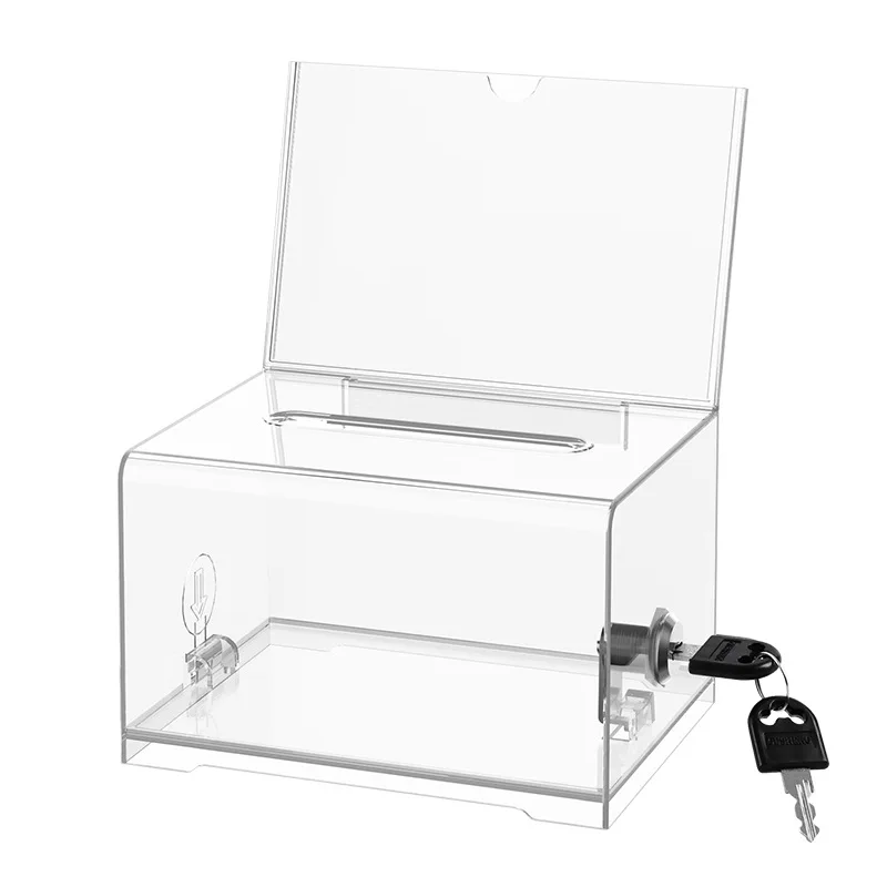 

Card Storage Box Exhibition Supplies Acrylic Business Exhibition Card Transparent Ballot