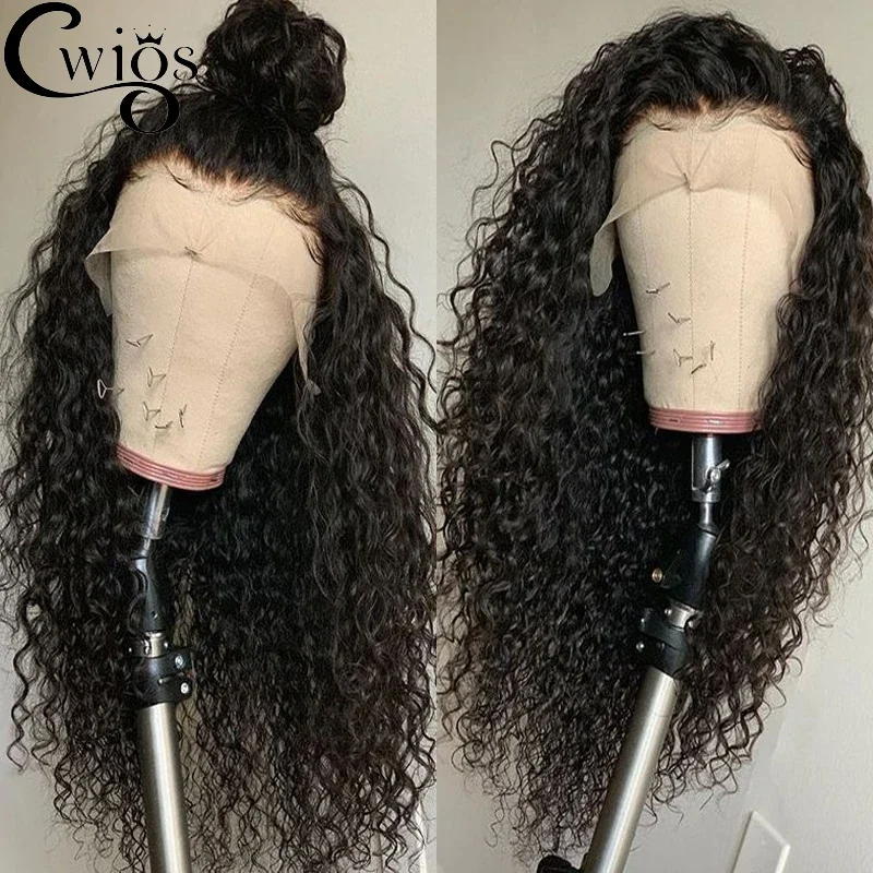 

Cwigs Soft Loose Curly Lace Front Wigs Heat Resistant Fiber Hair Synthetic Wigs for Women Synthetic Lace Frontal Wig Drag Queen