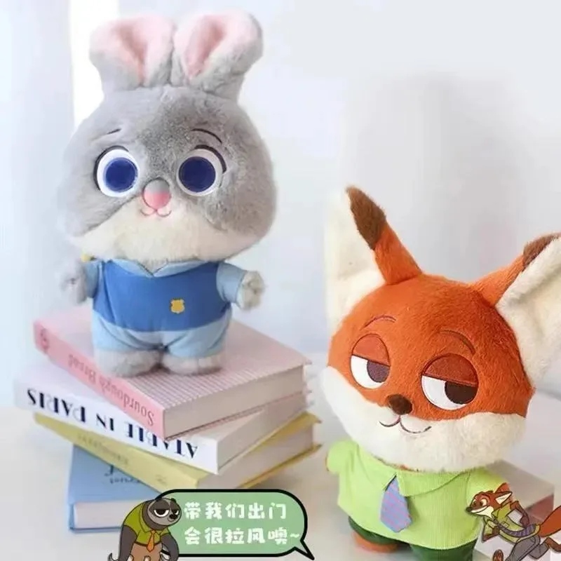 ديزني Zootopia لينة أفخم جودي دمية الثعلب نيك دمية ألعاب من القطيفة الفتيات الهدايا الكسل الثعلب نيك أرنب بلوشي Q نسخة دمية #3