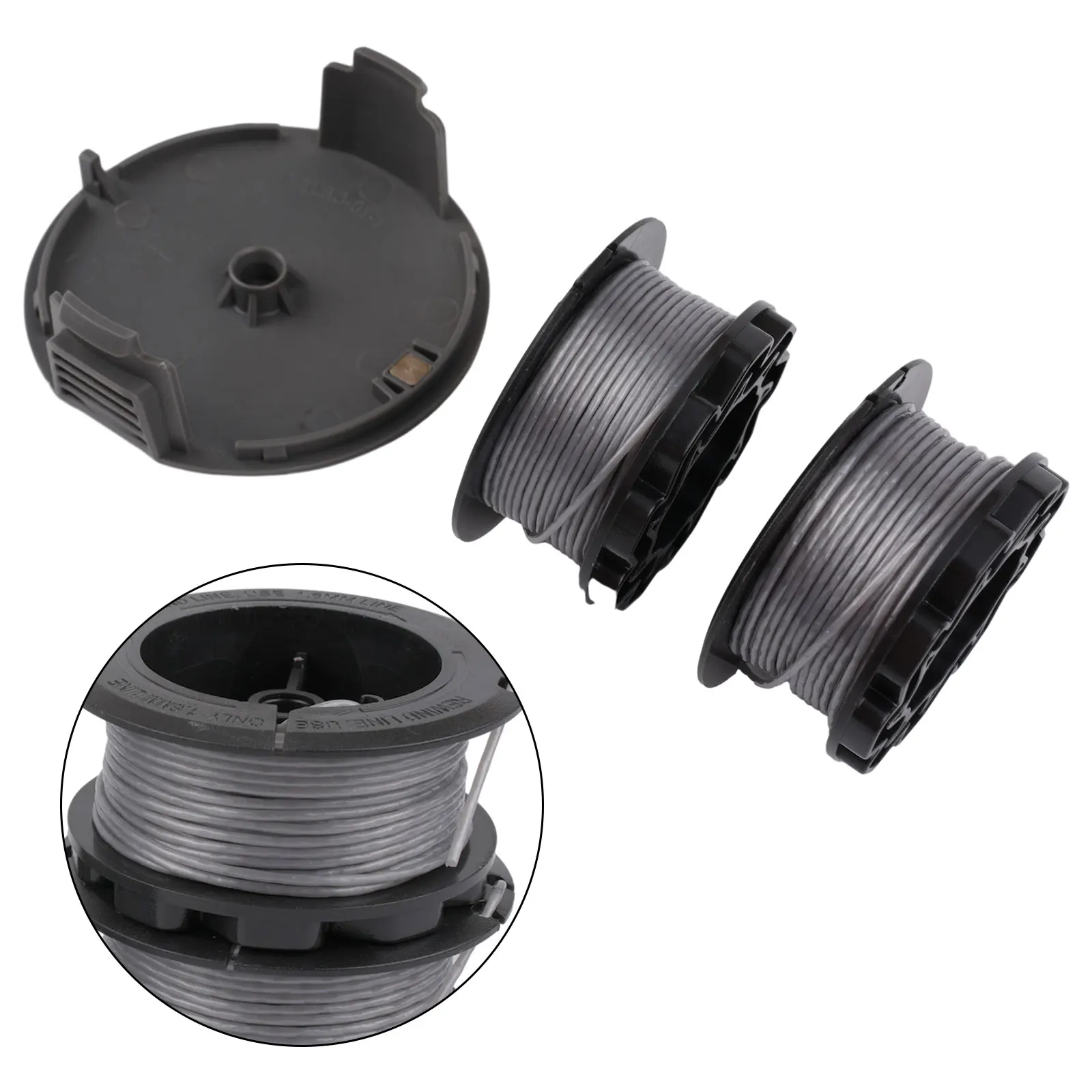

Brand New For Bosch UniversalGrassCut 18 2 * Spools Cap 1 * Spool Cap Portable Reliable Replacement 06008C1D01