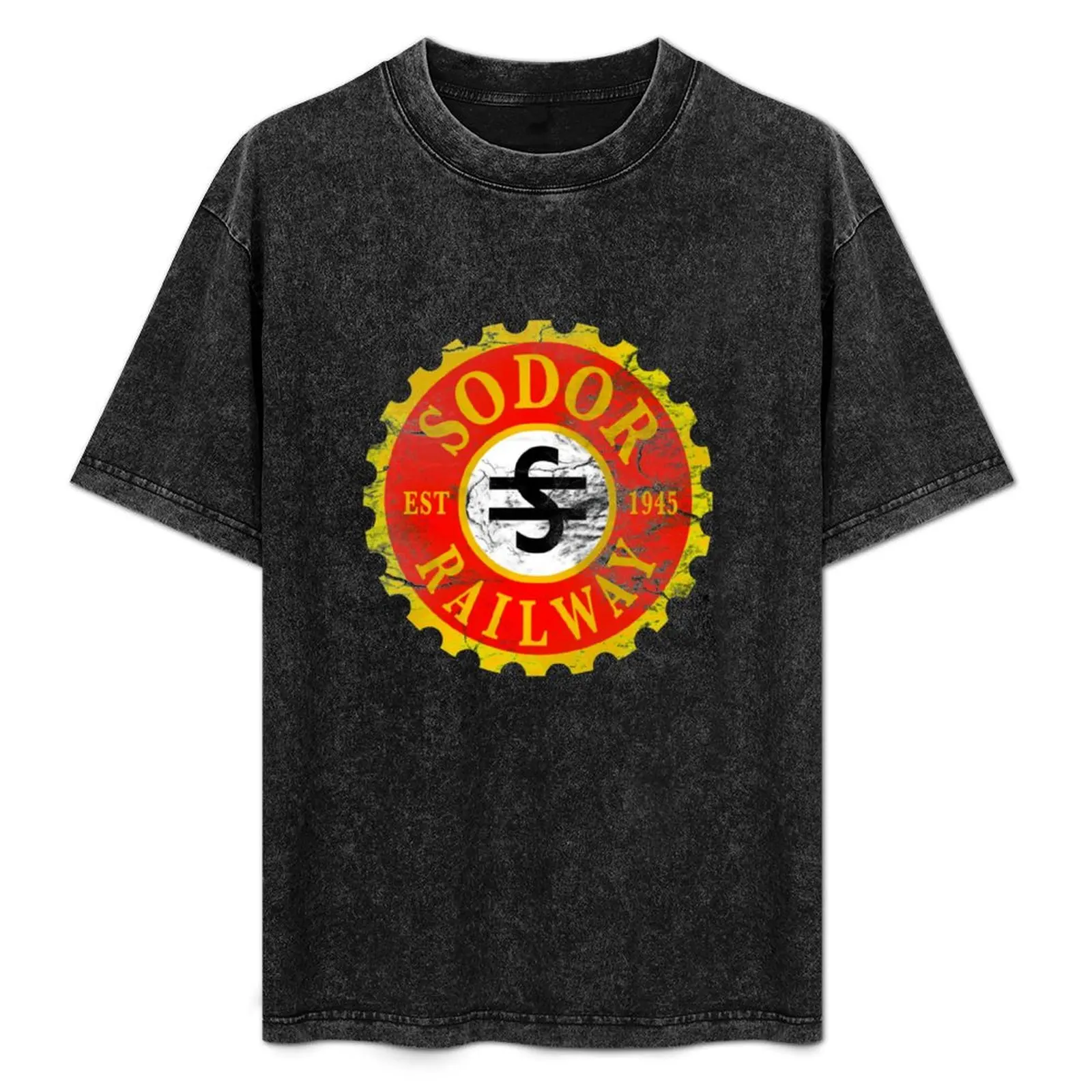 

Sodor Railway Logo - Distressed Classic T-Shirt Casual Daily Graphic Tee