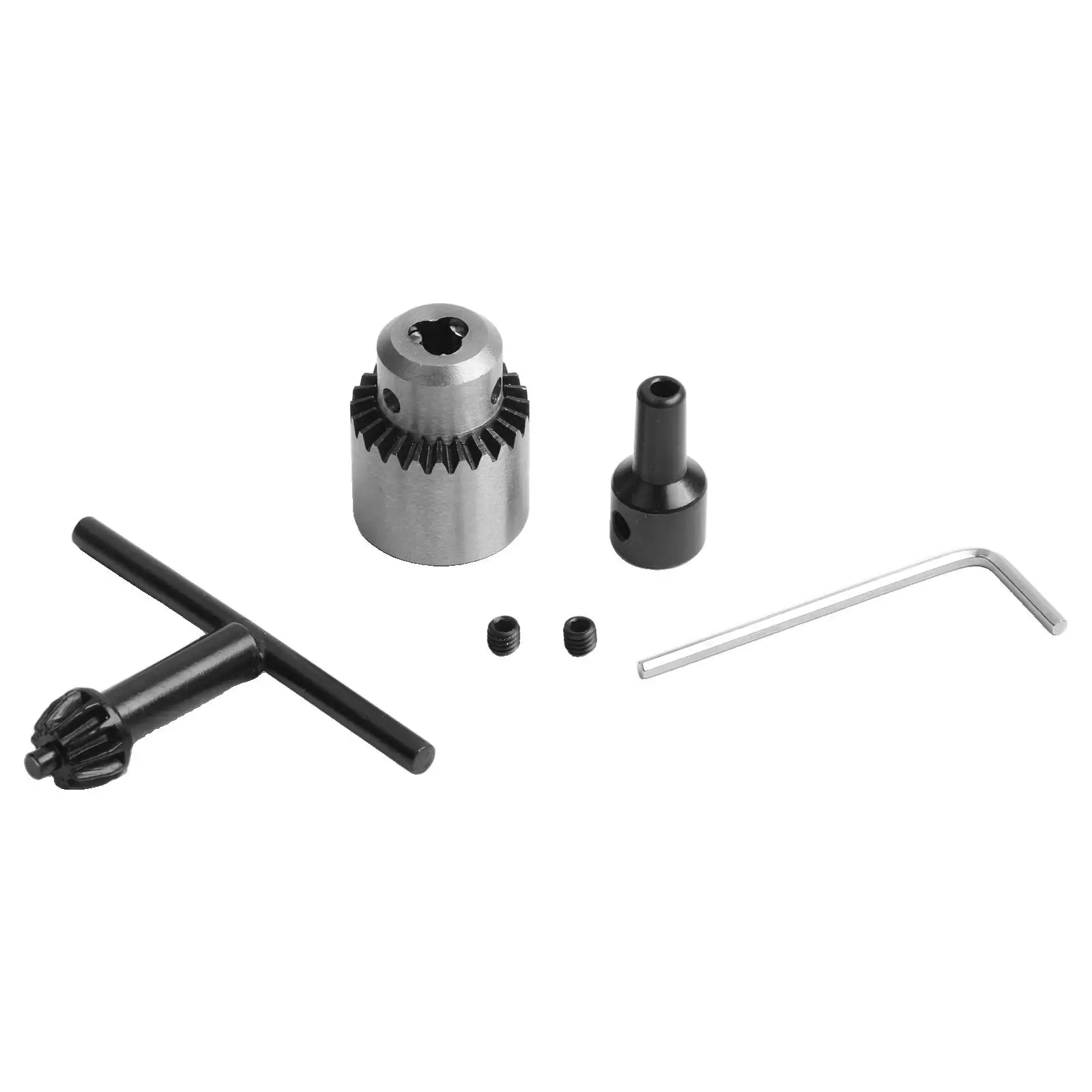 4Pcs Set Home Tool Drill Chuck Tapered Hole Electric Motor Shaft High Precision Metal Strong Resistance Drilling Machine