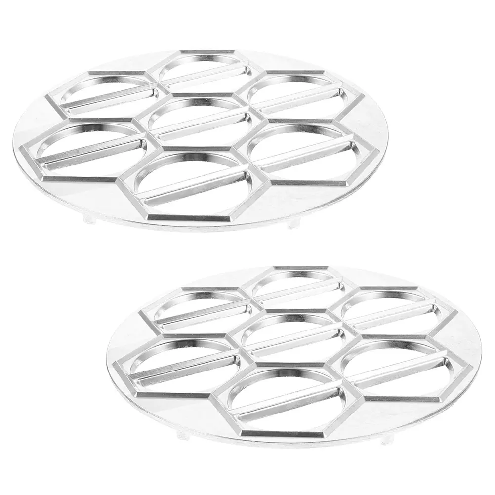 2 قطعة قالب الزلابية المعدنية صانع ثقوب متعددة سهلة التنظيف كفاءة أداة المطبخ قوالب قابلة لإعادة الاستخدام قوالب زلابية #5