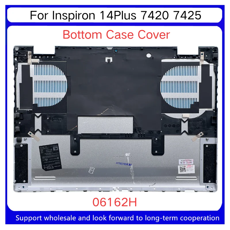 New For Kailxuling Inspiron 14Plus 7420 7425 Lower Bottom Base Case Enclosure D shell 06162H 6162H