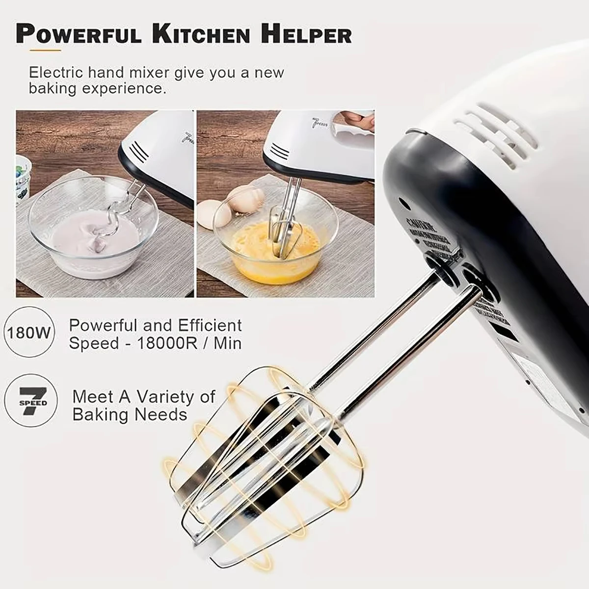 Whisk Automatic Electric Household Mini Manual Whisk Baking Small Whipping Cream Beater Kitchen Tools Baking and Pastry Tools