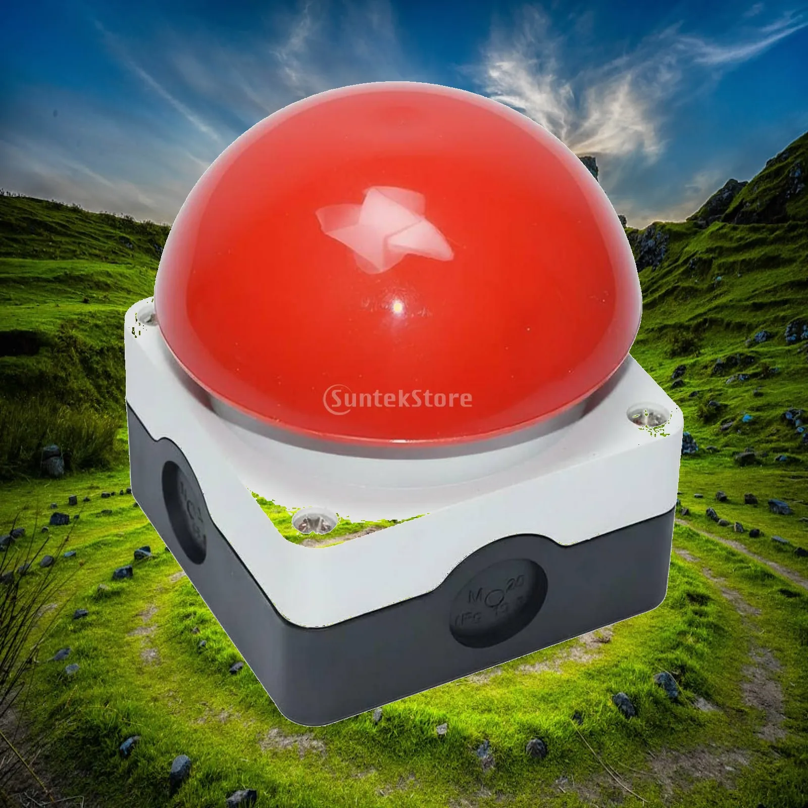 Versatile Control Button Switch for Machinery Hand Foot Operation IP65 Waterproof Push Button Emergency Stop