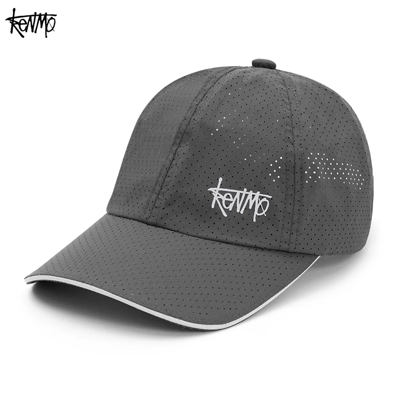 New Summer Model Flat Brimmed Baseball Cap with Quick-Drying and Lightweight Features for Outdoor Sports, Reflective, Cool and B