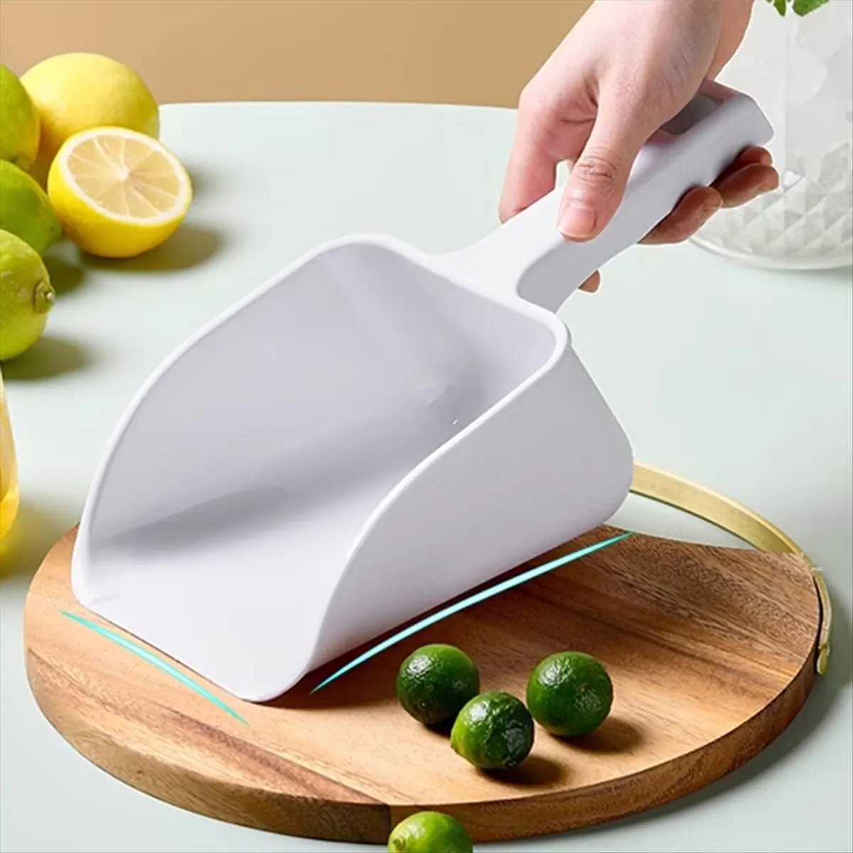 2026 NEW Ice Shovel Plastic Integrated Food Shovel Sugar Shovel Flour Grain Nuts Dried Fruit Melon Seeds Supermarket Rice Shovel