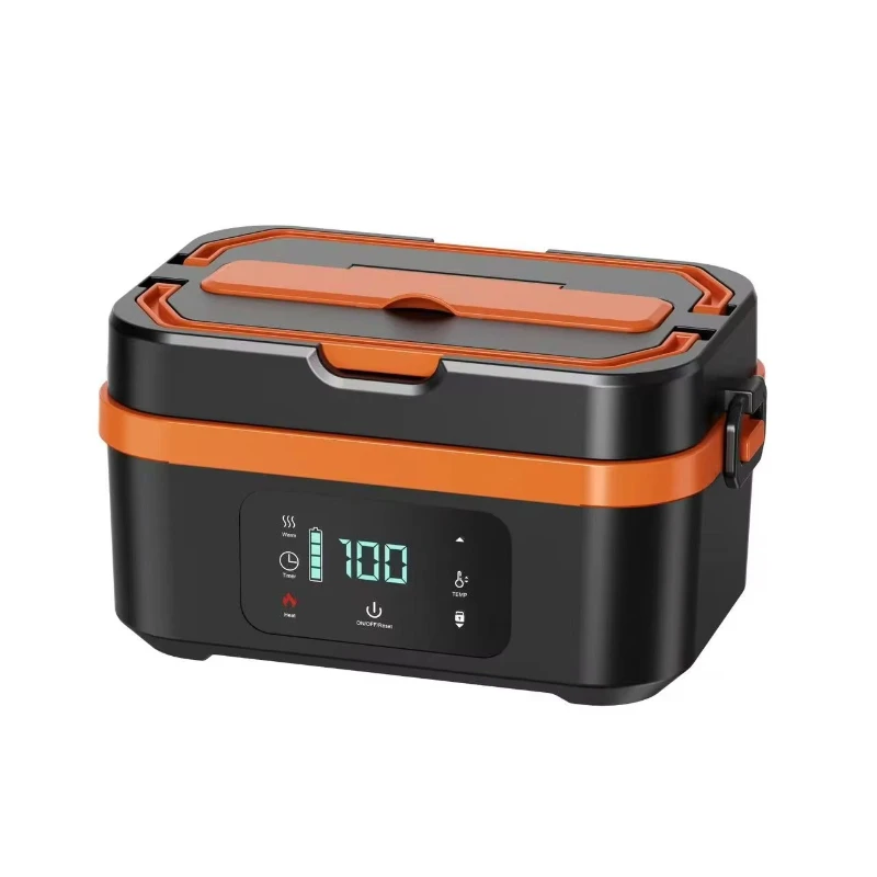 Tragbare kabellose elektrische Lunchbox, automatischer Speisenwärmer, geeignet für Büro und Schule.