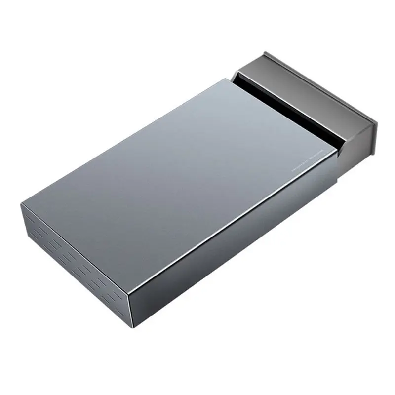 

Корпус для жесткого диска SATA III 3,5 дюйма, USB 3.0, портативный алюминиевый чехол для хранения жестких дисков SATA I/II/III и SSD-накопителей - [PRDSB-JU]