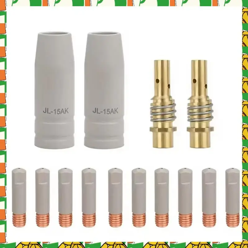 

Профессиональный инструмент, новая защитная насадка для покрытия 15AK, 1,2 мм, антипригарный сварочный шлак, европейский защитный рукав для безвоздушного газа