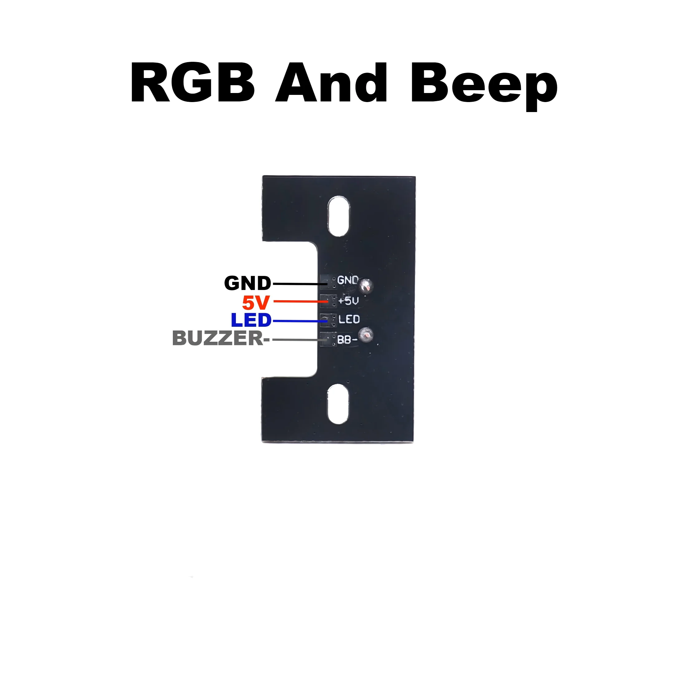 RCtoSky WS2812B LED met luide zoemer 4-assige quadcopter FPV-drones achterlicht 5V dubbele modi controle voor NAZE32 CC3D F3 F4 F7