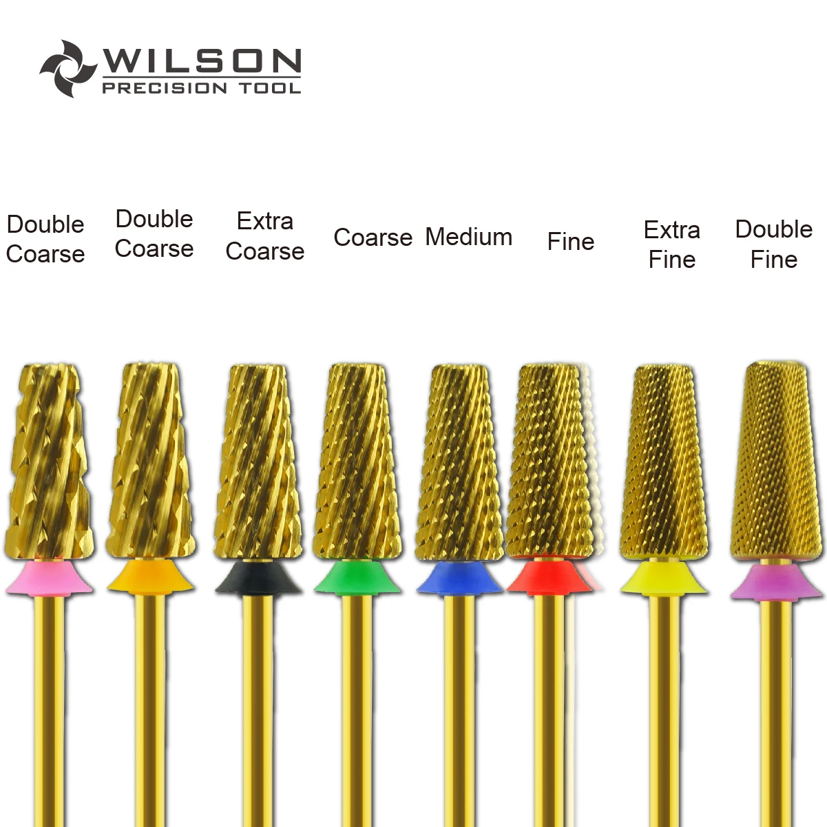 WILSON 5 in 1 Cross Cut Tools Nail Drill Bits Manicure tool Hot sale drill bits for nail nail lathe strawberries Drill for