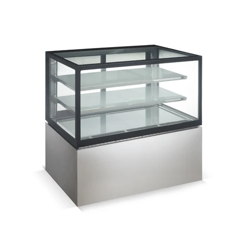 Commercial cake display refrigerator baking cake display cabinet with LED lights cold storage