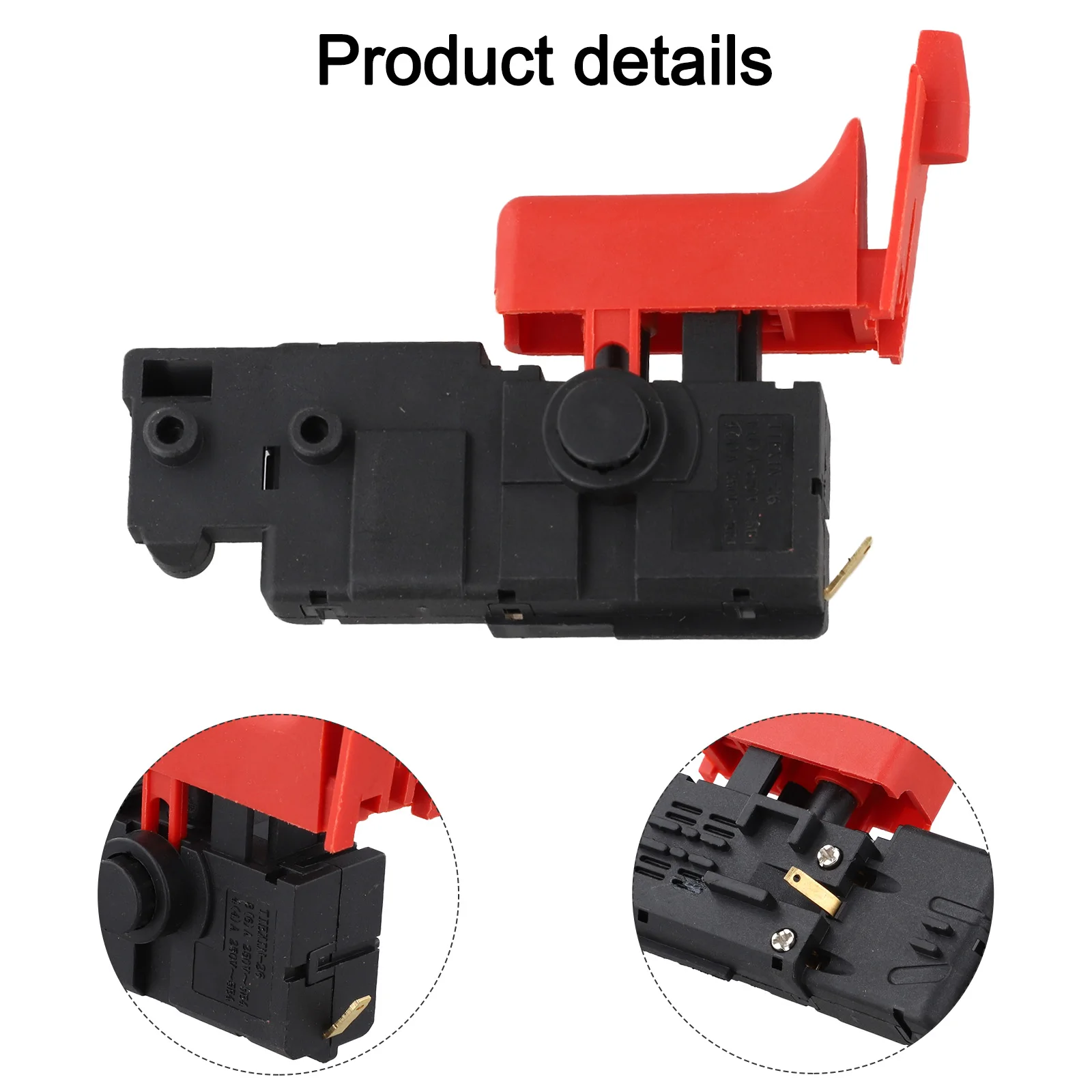 On-Off Switch For Bosch Rotary Hammer 2-26 Series (2-26DE/2-26DFR/2-26E) AC220-240V Replace Part 1617200500