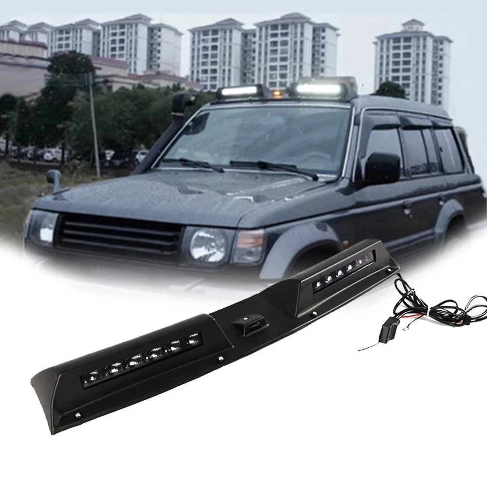 Auto Part Car Top Light Luggage Rack Off-road Adventure Light for Pajero V31 V32 V33 Roof  Light Bar