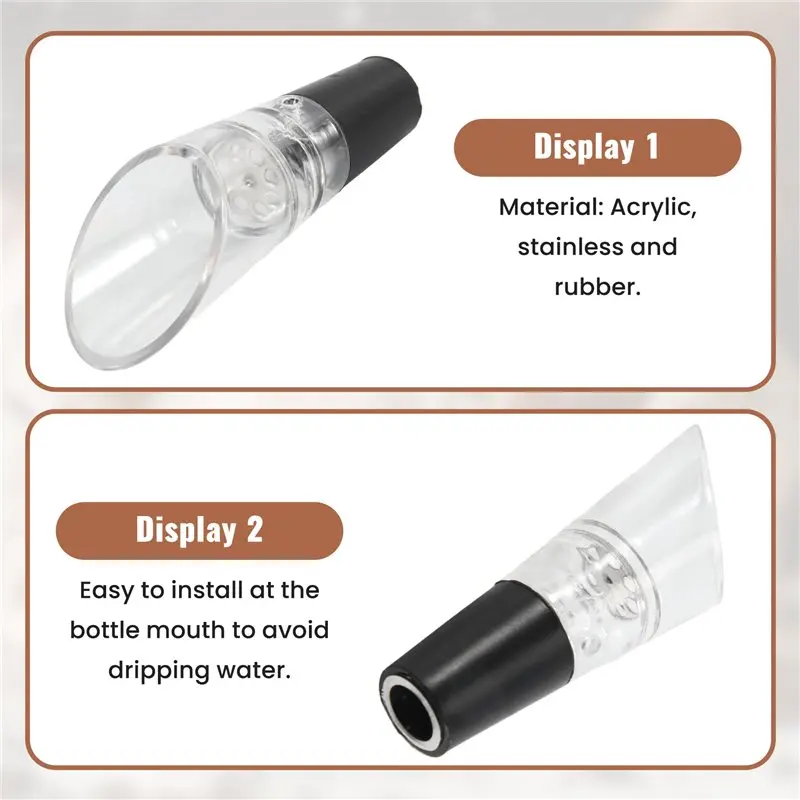 PORK-White/Red Wine Aerator Pourer Pour Spout
