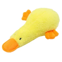 Dog Plush Sound Toy Yellow Duck Pet Interactive Training Stuffed Toys Cute No Fill Chewing Pet Supplies For Cat