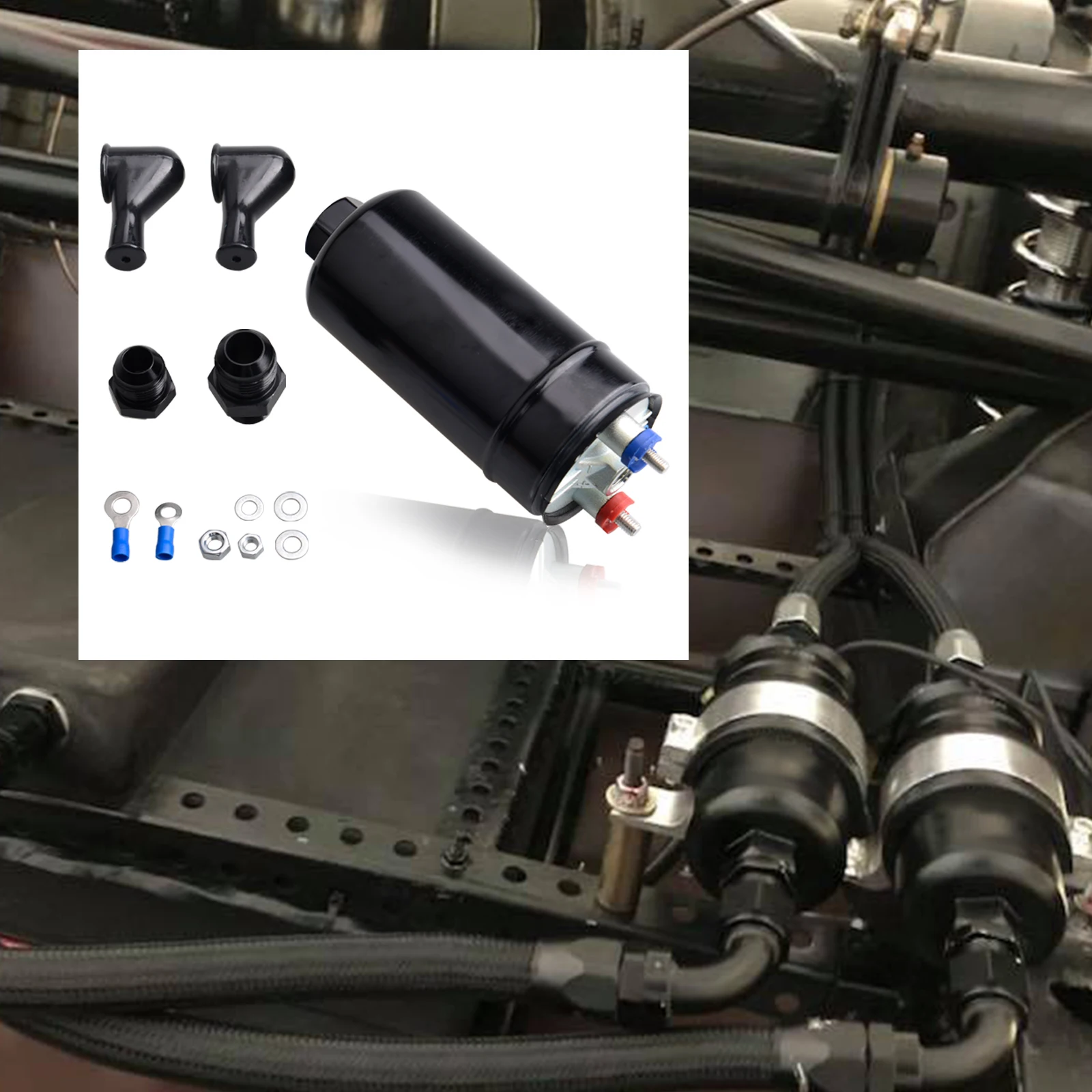 Car Universal Engine 12v Electric Fuel Pump 0580254044 Black