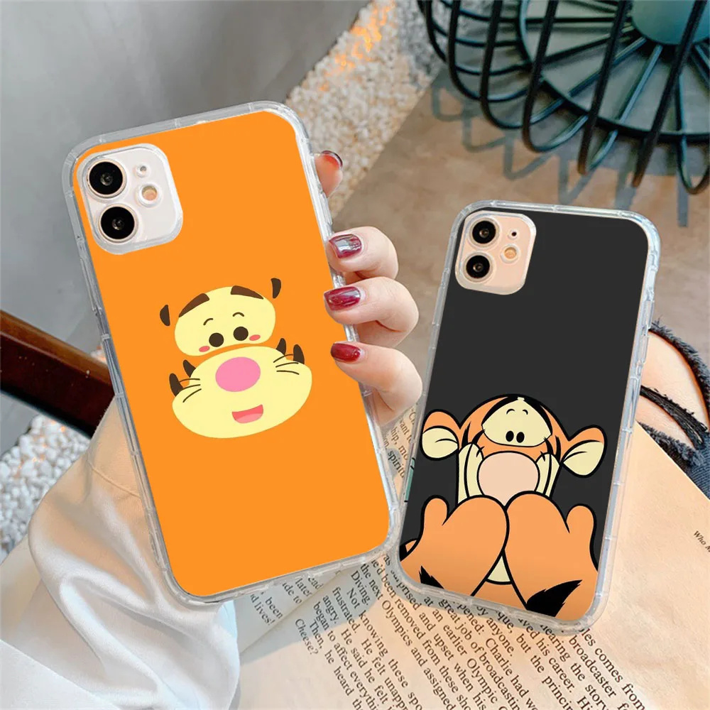 ZY49 Tigger Clear Case for Motorola Moto One Vision G04 G14 G22 G23 G24 G31 G32 G34 G62 G71 G72 G73 G84 Power