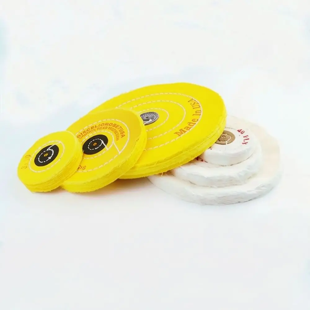 Cotton Cloth Buffing Wheel For Keyoute Polishing Pad For Bench Grinder Stainless Steel Jewelry Gemstone Mirroring