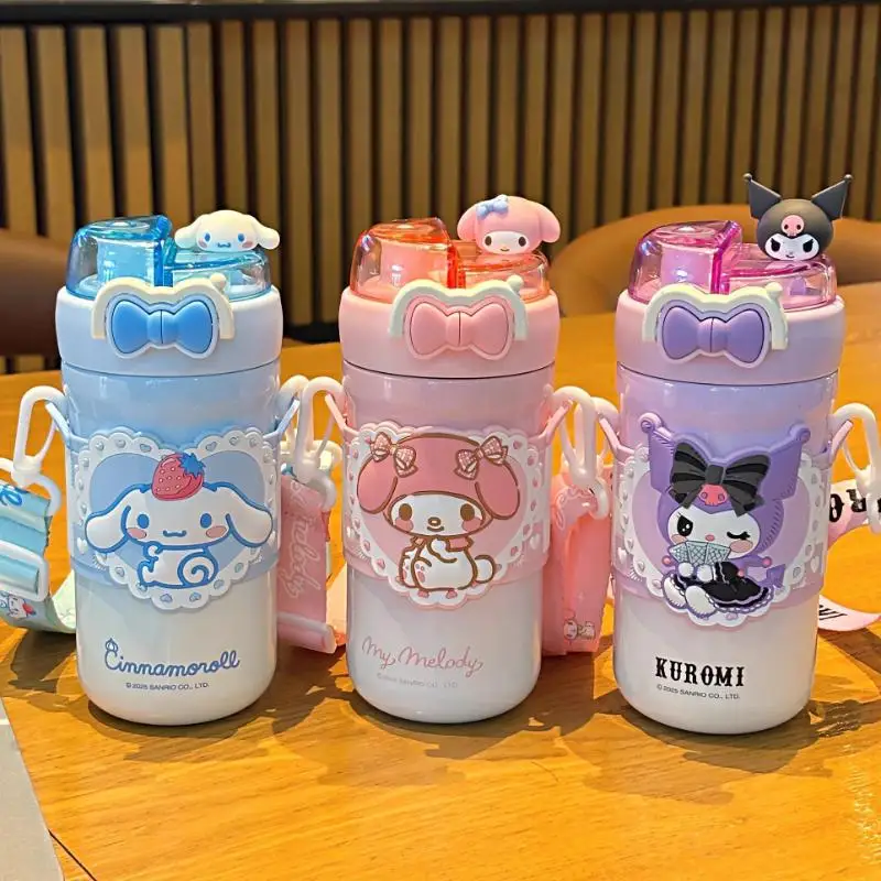 

Sanrio мультяшная изоляционная чашка Hello Kittys Kawaii чашка для воды детская мини-кружка большой емкости Лидер продаж модный подарок на день рождения