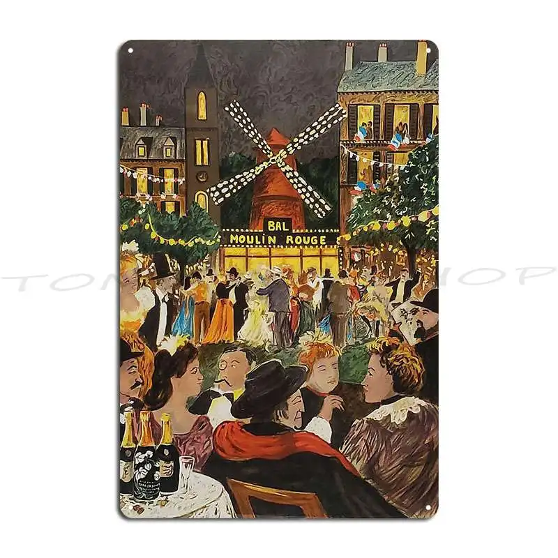 Guy Buffet Signed Limited Metal Plaque Poster Design Pub Cave Garage Club Painting Iron   Tin Sign Poster