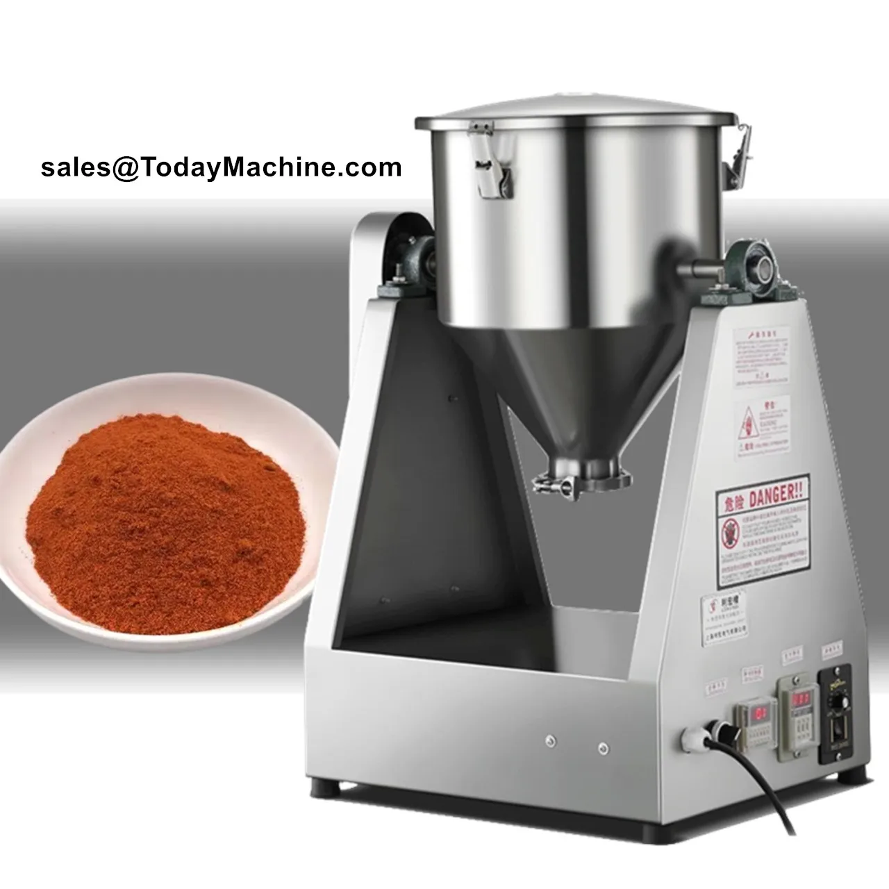 Food Rice and Sugar Powder Particle Double Cone Mixer