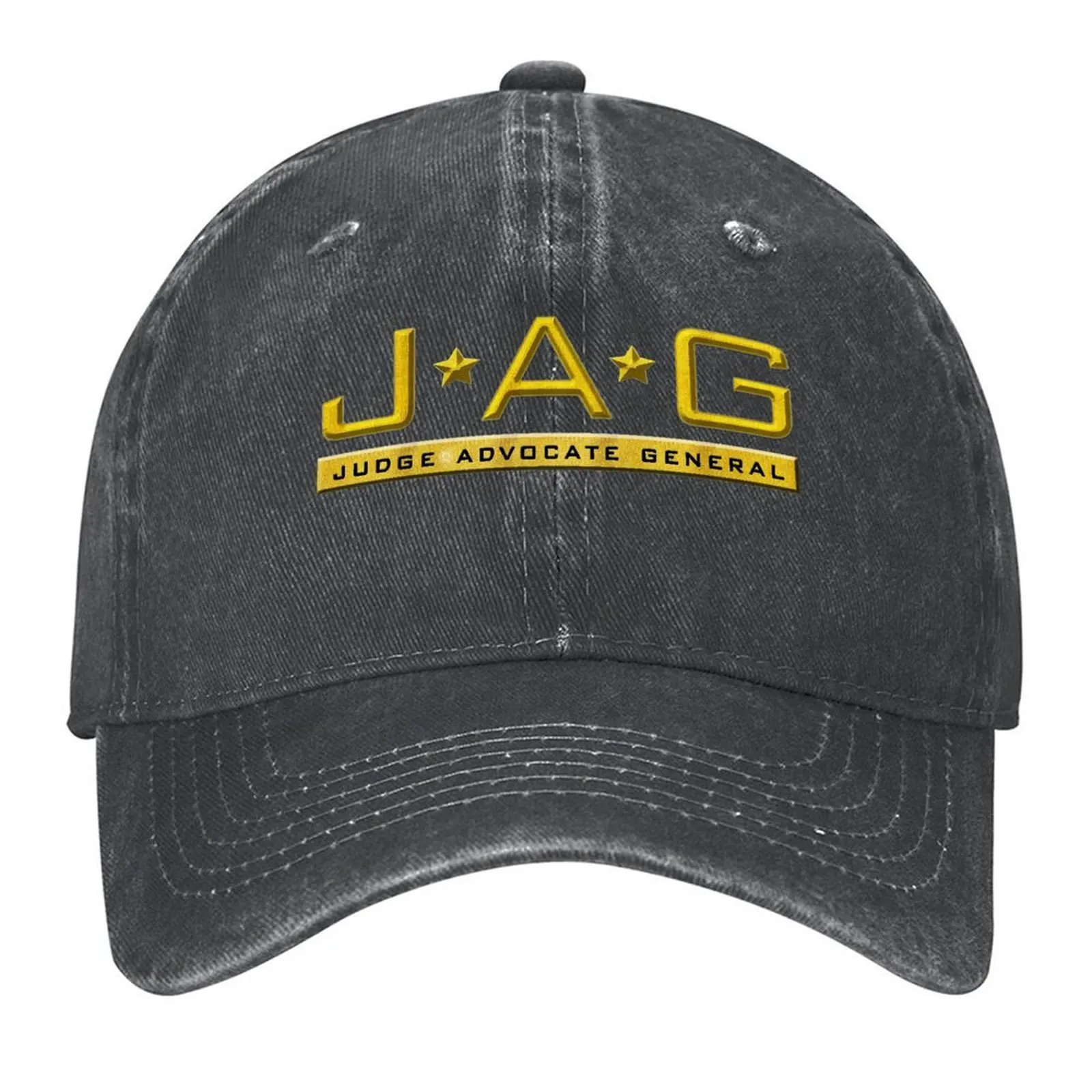 

J.A.G Logo (Golden Weave) Baseball Cap fashionable fishing caps man cute Horse Hat Women's Golf Wear Men's
