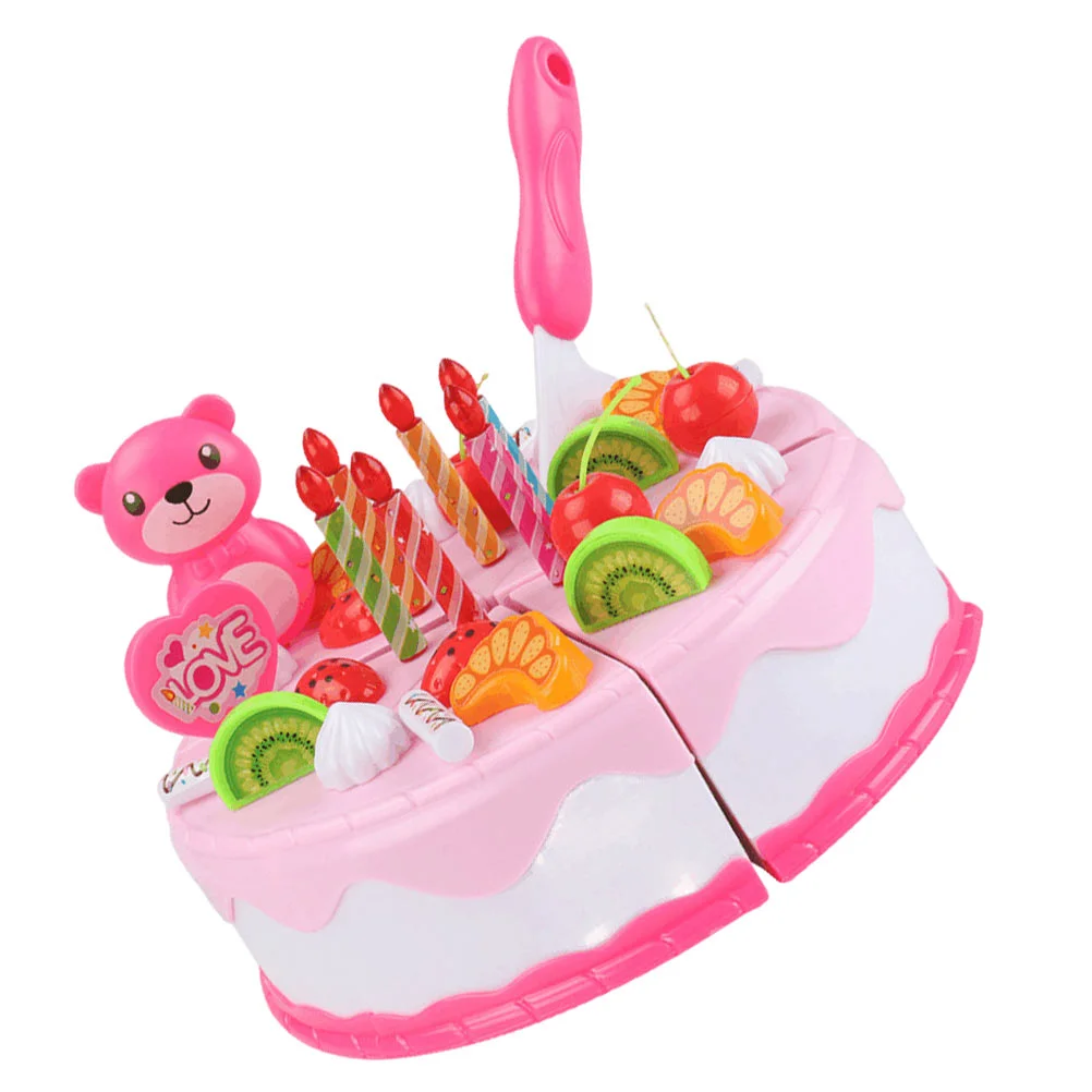 

Simulation Cake Toy Birthday Role Play Food Cutting Children Educational Plaything Children's Toys