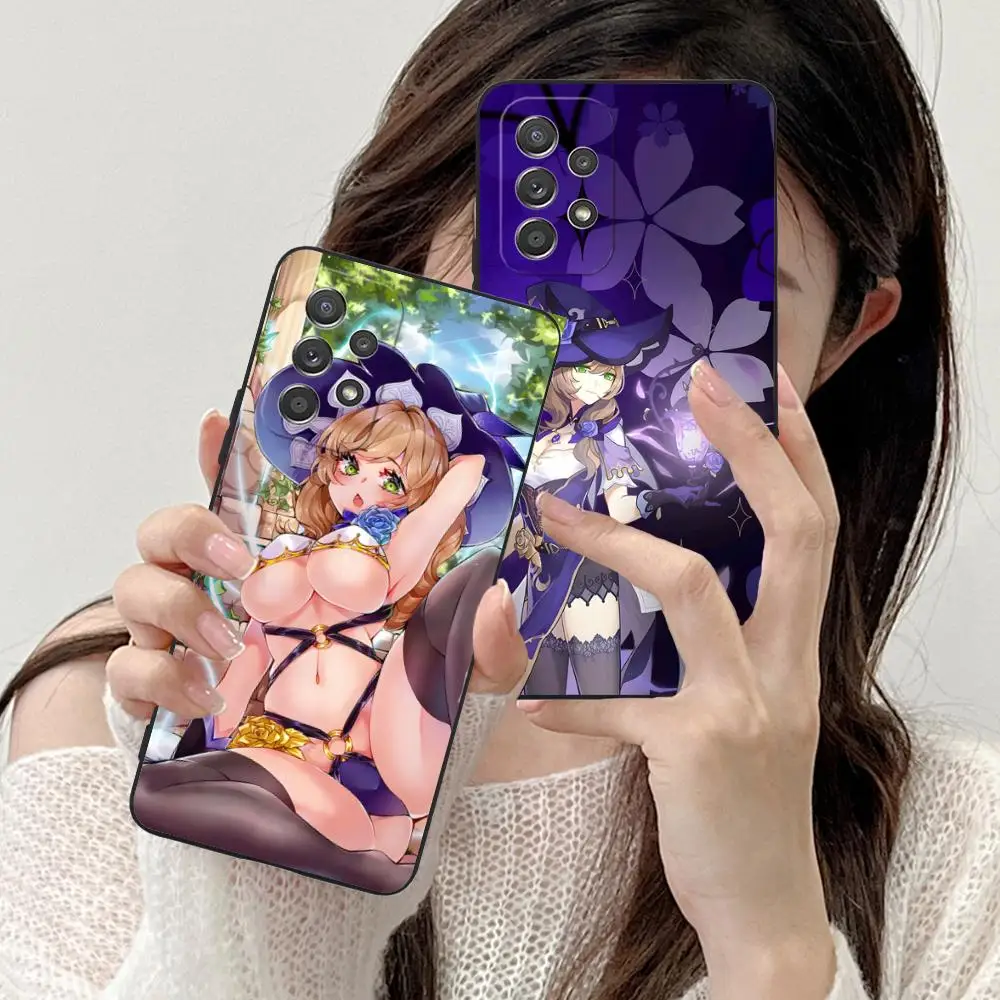 

Genshin Impact Lisa Phone Case for Samsung Galaxy A73 72 71 70 56 55 54 53 52 36 35 34 23 16 15 5G Colour Printing Pretty Luxury