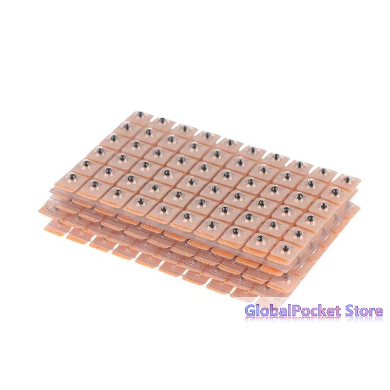 [TG823]60Pcs/Bag Seeds Sticker Auricular Auriculotherapy Vaccaria Ear Acupuncture Massage Therapy Needle Patch