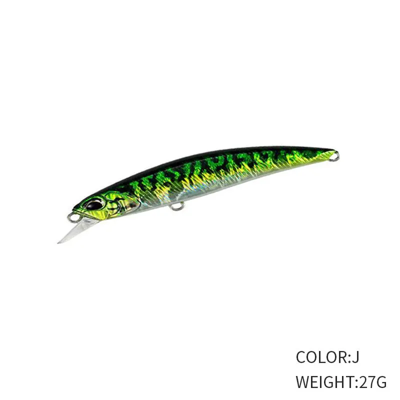 Minnow hundido tipo jerkbait electroplatinado para lubina - imagen 3