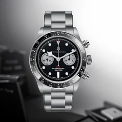 PAGANI DESIGN 2024 New BB Panda Retor Top Luxury Quartz Watch For Men Sport Chronograph AR Sapphire glass Reloj para hombre