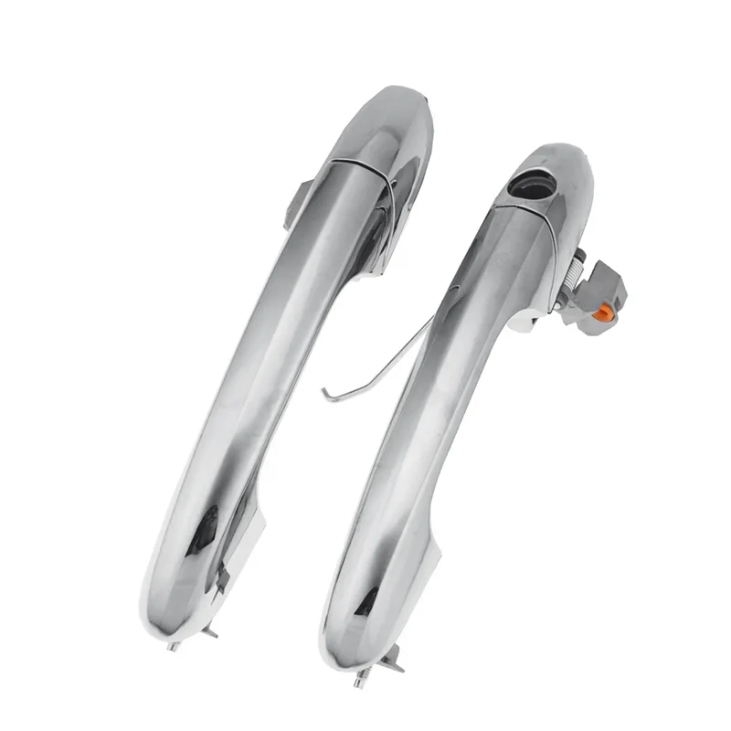 

Superior-1 пара передних наружных хромированных дверных ручек автомобиля 735592012 для Fiat 500 2007-2019 735451694 735485872 RHD