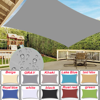 Waterproof Sun Shelter Sunshade Protection Shade Sail Awning Camping Shade Cloth Large For Outdoor Canopy Garden Patio