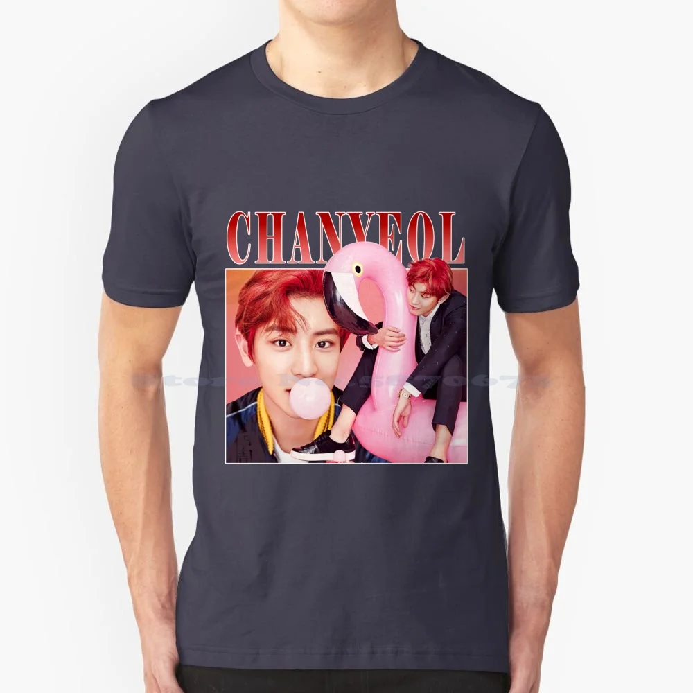 Chanyeol Tee T Shirt 100% Cotton Tee Park Chanyeol Exol L Kpop