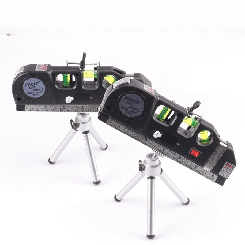 High-precision Electronic Digital Level Ruler, Aluminum Alloy Balanced Angle Ruler Measuring Instrument with Laser Infrared Ray
