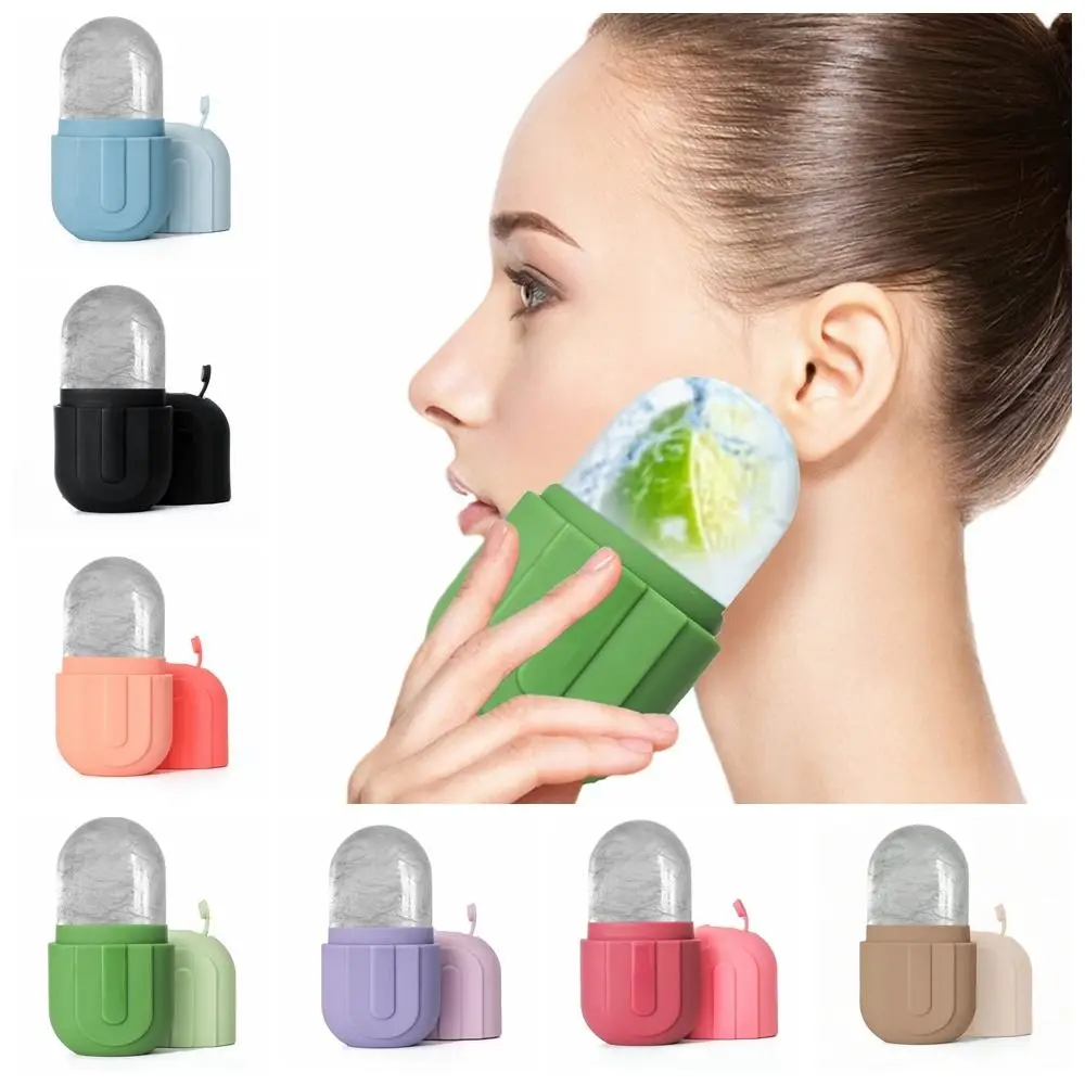 Silicone Ice Roller for Face Reusable Face Lifting Contouring Ice Mold Beauty Skin Care Tools Facial Massager Eyes and Neck