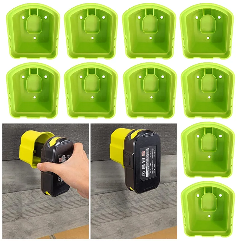 Wall Mount Bateria Armazenamento Rack Suporte Fixo Ryobi 18v Li-ion Ni-cd Suporte da Bateria Ryobi P102 P103 P107 P108 210packs