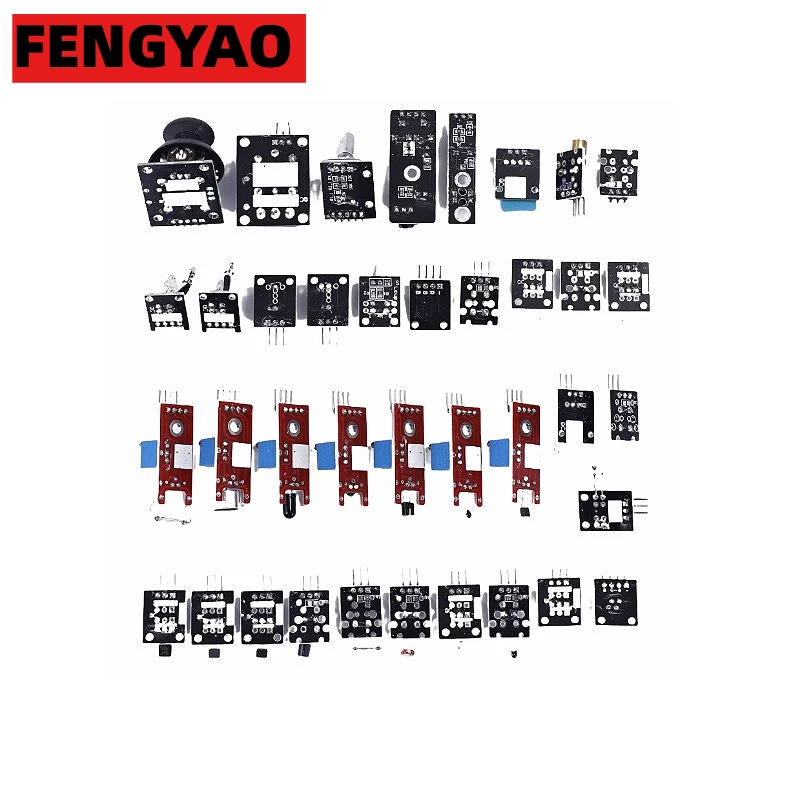 Picture 6: For arduino 45 in 1 Sensors Modules Starter Kit better than 37in1 sensor kit 37 in 1 Sensor Kit UNO R3 MEGA2560