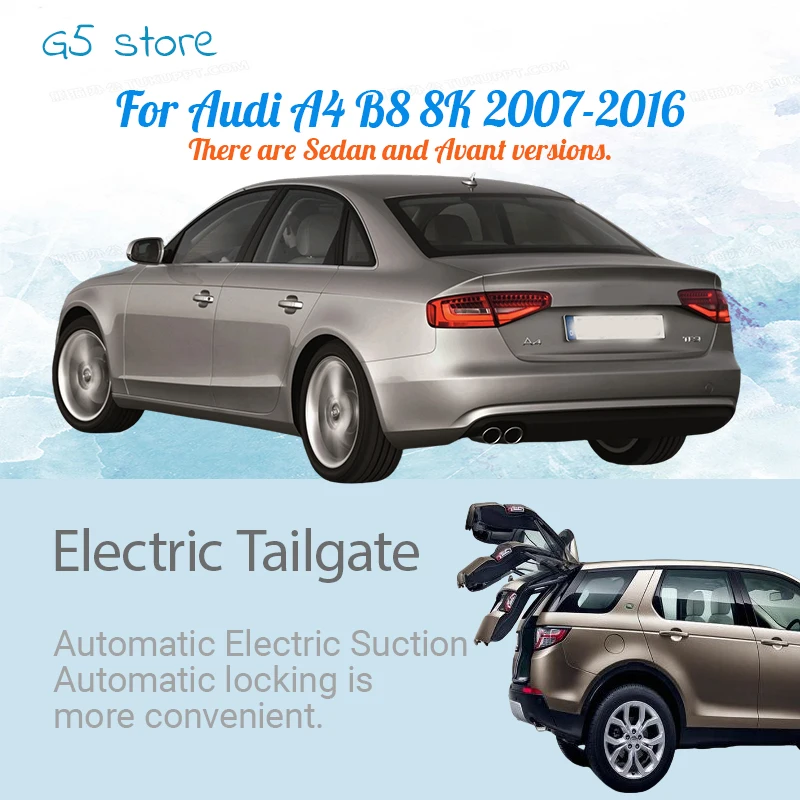 For Audi A4 B8 8K Sedan&Avant 2009-2016 Power Electrically operated Smart Automatic tailgate modification system