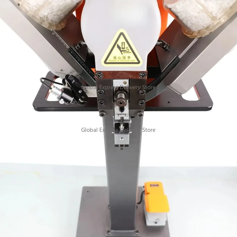 New Design Fully Automatic Button Installation Machine | Servo Motor Press for Plastic Snap Button Fastener Attaching (Wholesale