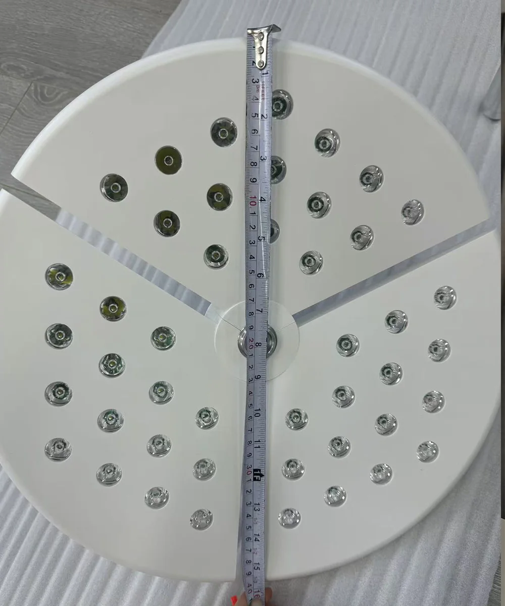 TDOUBEAUTY 100000Lux 40cm Lamp Head 60W Vertical Surgical Light - Shadowless LED for Dental/ENT/Vet Clinics, CE Certified