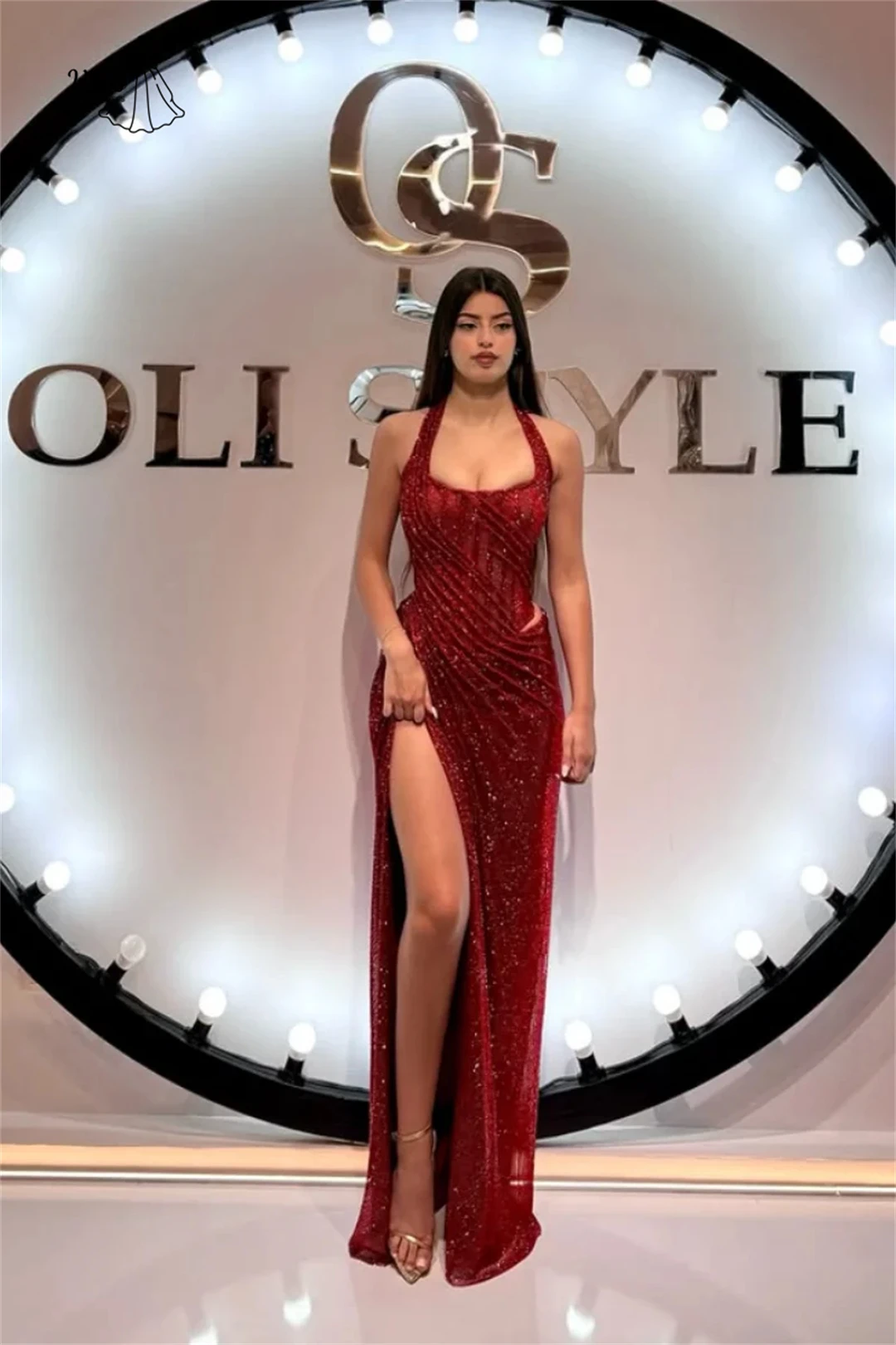 Gelübde Ballkleider 2025, luxuriöses Ballkleid 2025, maßgeschneiderte Kleider für besondere Anlässe, Sling-Pailletten, gerades Schlauch-Ballkleidkleid