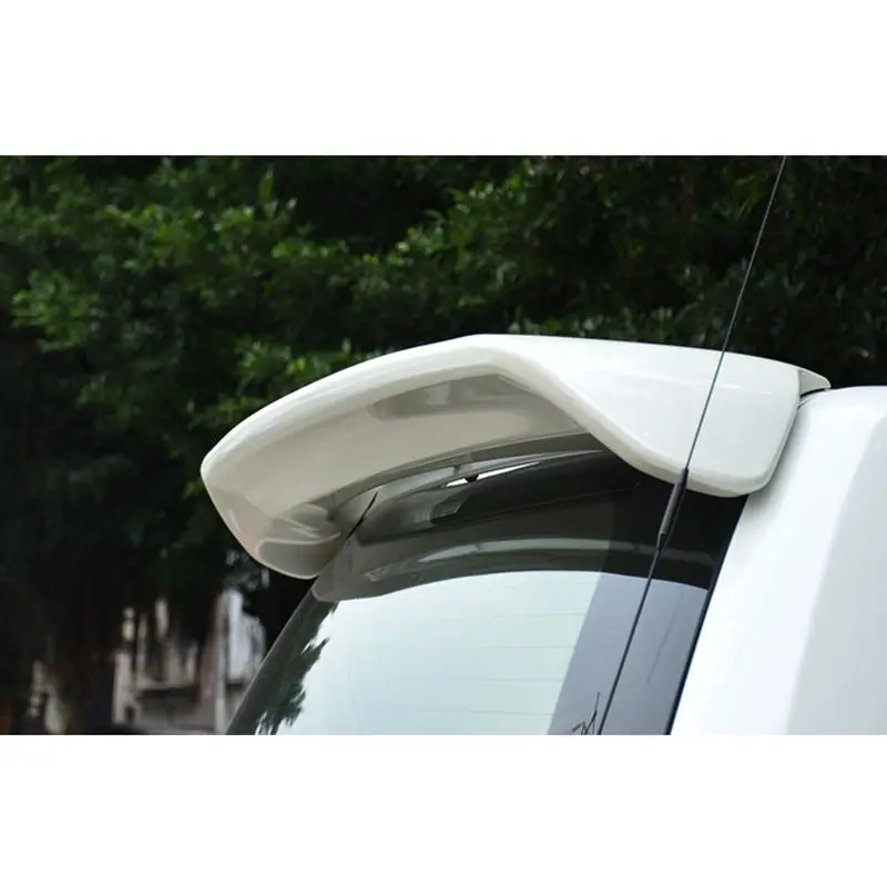 For Land Cruiser LC200 Spoiler ABS Material Car Rear Wing Primer Color Rear Spoiler For Toyota Land Cruiser FJ200 Spoiler