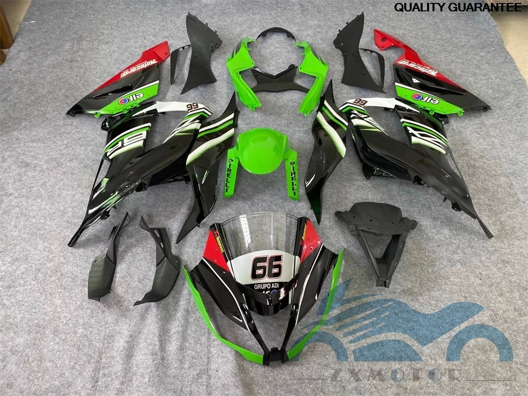 

Suitable For Kawasaki Ninja 636 ZX6R 2013 2014 2015 2016 2017 2018 Fairing kit ZX-6R ZX 6R ABS Plastic Fairings Full Bodykit