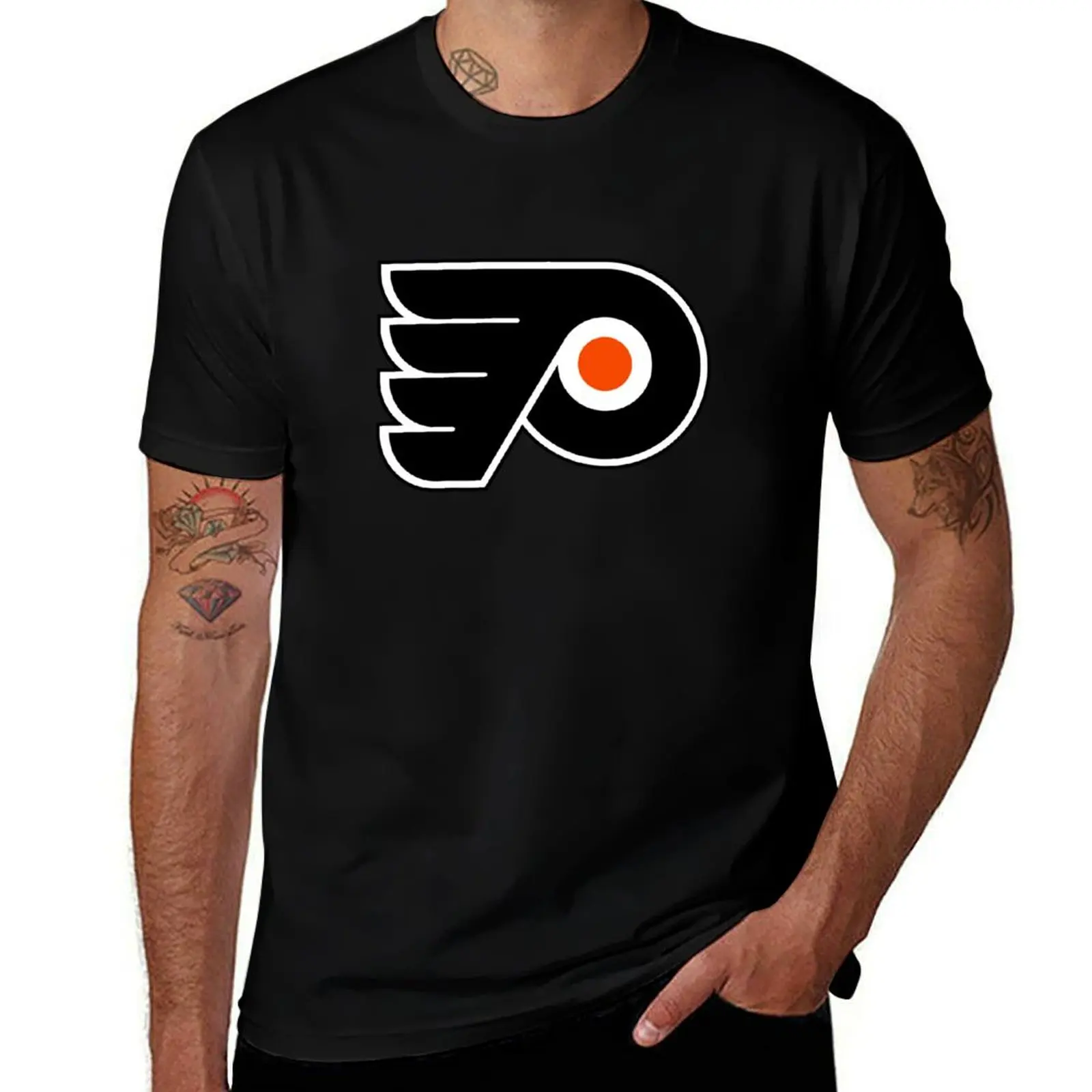 

Flyers logo T-Shirt anime t shirts for man cotton t shirts man 100% t shirt for man T-shirt