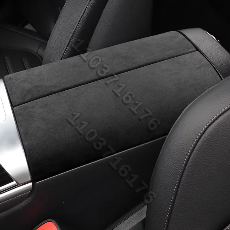 Para Mercedes Benz Clase C W205 W206 2022 2023 2024 Accesorios para Coche Tapa de Consola Central de Ante para Reposabrazos Cubierta de Panel de Consola Central
