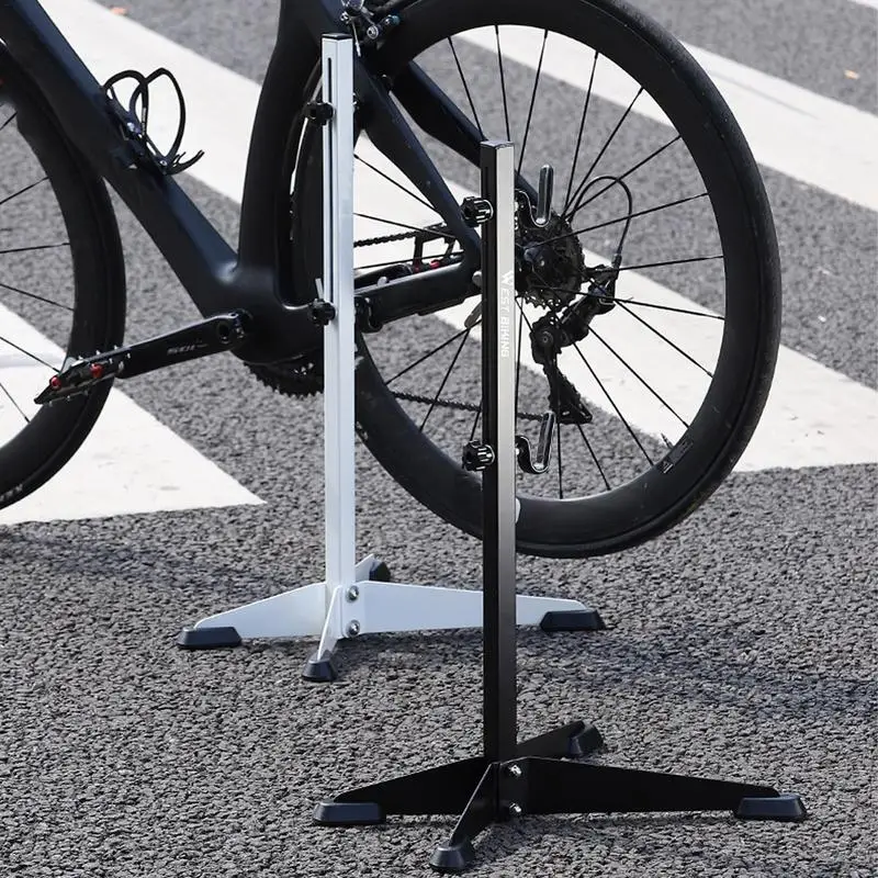 Bike Repair Stand Portable Bicycle Floor Parking Rack Mountain Road Bike Indoor Garage Storage Rack Holder Maintenance Holder